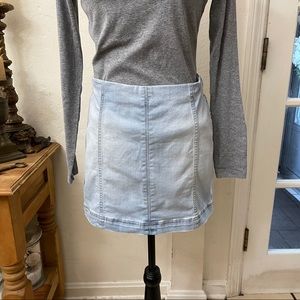 Wild Fable Light Demin Mini Skirt